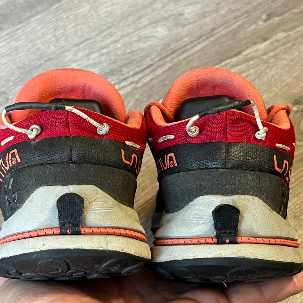 La‎ Sportiva TX2 Red Knit Vibram Approach Hiking Shoes Climbing Sneaker Wom Sz 6 - Picture 4 of 7